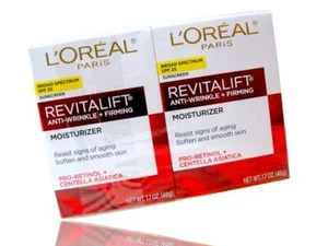 (2-Pack) L'Oreal Paris Revitalift crema idratante antirughe e rassodante 1,7 oz. Nuovo - Foto 1 di 9