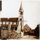 Frankreich Aisne Soissons Ruines De der Kirche Krieg 1914 Foto Platte Glser
