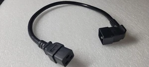 Cable de alimentación Mirapath 2FT C19 a ángulo izquierdo C20 20A 250V NUEVO - Imagen 1 de 6