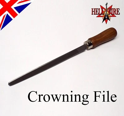 Fret Crowning File  Guitar  Hellfire  Custom Ground Triangular File - Image 1 of 4