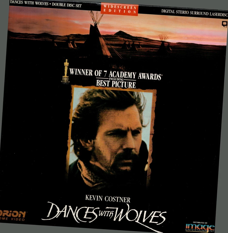 "Dances with Wolves" Widescreen Orion Image Laserdisc LD - Kevin Costner - Image 1 of 1