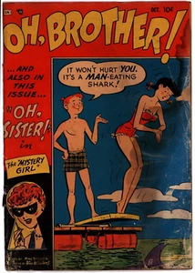 OH BROTHER VOL 1 #5 1953 BILL WILLIAMS ART HAL SEEGER STORY ARCHIE STYLE - Picture 1 of 2