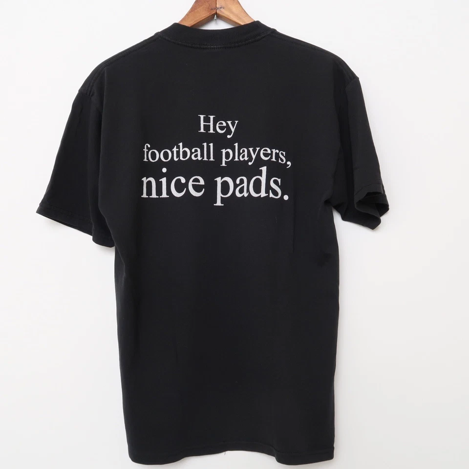 Vintage 90s Texas Tech Red Raiders Women’s Rugby Small Fit T Shirt Nice Pads - Image 1 of 4