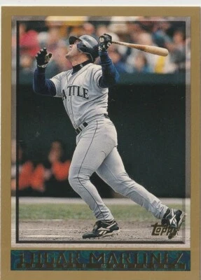 1998 Topps Seattle Mariners Baseball Card #297 Edgar Martinez - Image 1 of 2