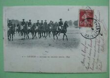 carte postale de SAUMUR : Ecuyers en grande tenue 1908
