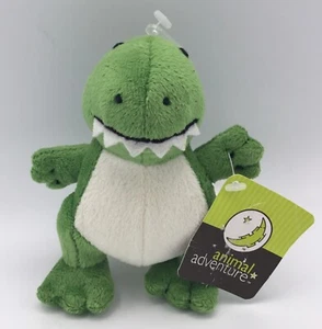 Animal Adventure Dinosaur Alligator Gator Plush Toy Stuffed Animal Beanie 4” - Picture 1 of 3