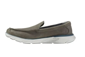 L.L. Bean Kennebec Slip On Loafers Men's Size 13 Asphalt Grey Leather NEW - Picture 1 of 11