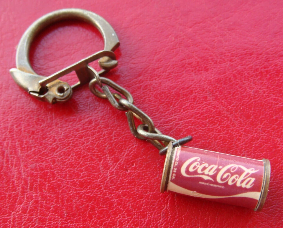 VINTAGE RARE 1960 COCA COLA - US KEY RING trinket ADVERTISING  - Image 1 of 4