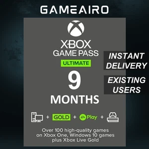 9 Months Xbox Game Pass Ultimate Membership - Picture 1 of 1