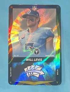 Will Levis 2024 UNO Elite NFL Wild Card FOIL Blue Green Red Yellow SSP Case Hit! - Picture 1 of 3