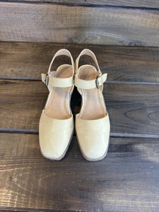 Madewell The Claudie hellbraune Mary Jane-Schuhe aus Leder mit Sohle Damengröße 9 - Bild 1 von 11