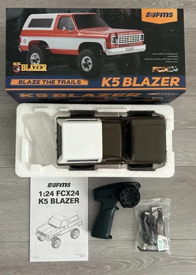 FMS 1:24 FCX24 Chevrolet K5 Blazer RTR Mini RC Rock Crawler leicht gebraucht BWN Y2 - Bild 1 von 4