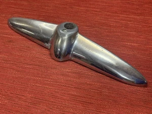 1949 Pontiac Trunk chrome Ornament , emblem, handle, GM hot rat rod lowrider - Picture 1 of 19