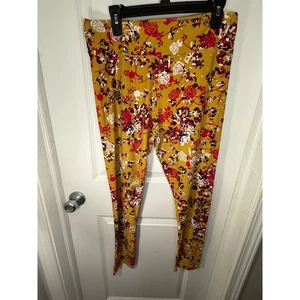 Leggings para mujer Lularoe multicolores, estampado floral, cintura elástica talla TC ¡¡NUEVOS!!! - Imagen 1 de 4