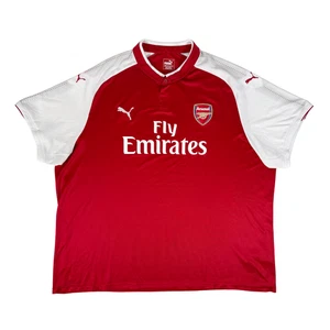 ARSENAL FC 2017/18 PUMA Home Football Shirt 5XL Mens Vintage Soccer Jersey - Picture 1 of 9
