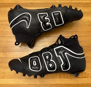 Size 11.5 Nike OBJ Uptempo Vapor Untouchable Pro 3 Football Cleats | SAMPLE - Picture 1 of 19