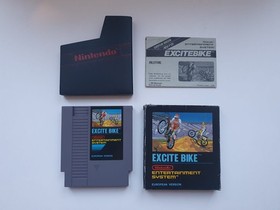 Juego Nintendo NES - Excitebike - Versi&oacute;n Europea - EMBALAJE ORIGINAL con instrucciones