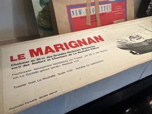 New Maquettes LE MARIGNAN 30 Meter Trawler Model Boat Kit W/Fittings 1:33 Scale - Picture 1 of 24