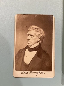 Henry Lord Brougham 1st Baron & Vaux Vintage Trimmed Small Mounted Photo - Picture 1 of 9