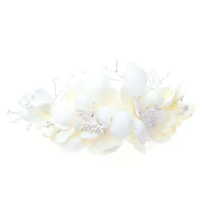 Mode Kristall Haarkamm Blume Kopfschmuck Braut Haarschmuck Blume Haar - Bild 1 von 12