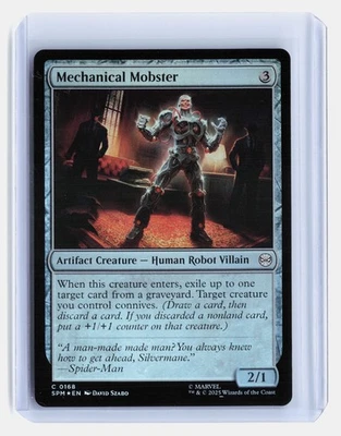 Mechanical Mobster MTG Marvel's Spider-Man #168 Foil Common - Image 1 of 2