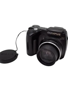 Olympus SP-500UZ 6.0 MP Digital Camera 10x Optical Zoom Black T2327 D122 - Picture 1 of 5