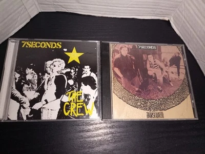 Lot Of 2 ....7Seconds CD's Ourselves And the Crew Original Pressing Of Both Cd's Foto 1 de 4