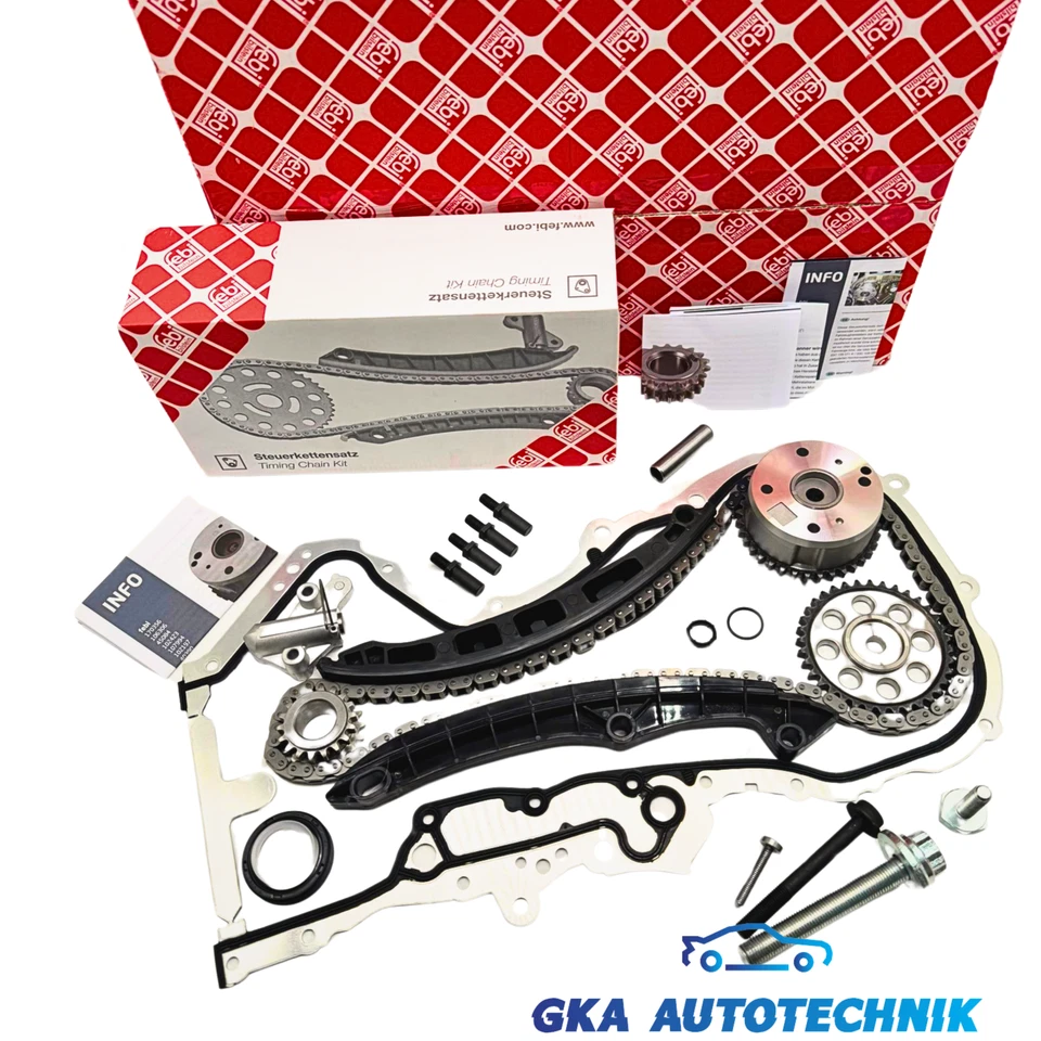 FEBI Steuerkettensatz + Teilesatz für VW GOLF 5 6 SEAT AUdI 1.4 TFSI TSI 1.6 FSI - Bild 1 von 4