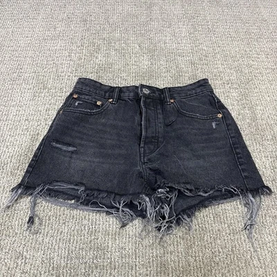 Pantalones cortos Zara negros bolsillos para mujer talla 8 nuevos con etiquetas Foto 1 de 4