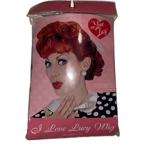 I LOVE LUCY LUCILLE BALL Red Wig Halloween Costume TV Show Fun World - Picture 1 of 5