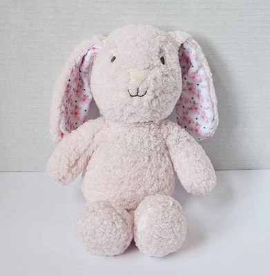 Little Me Pink Bunny Rabbit Plush Floral Ears Baby Stuffed Animal Lovey 2024 11" - Image 1 of 4