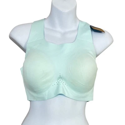 Brooks Dare Crossback Run Bra in Ice blue Vivid teal Size 34DD NEW - Image 1 of 4