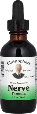 Fórmula nerviosa Christopher's Original Formulas, suplemento herbal natural, 2...  Foto 1 de 2
