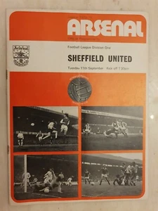 1973/74 Arsenal v Sheffield United 11th September, Cup Final Voucher intact - Picture 1 of 2