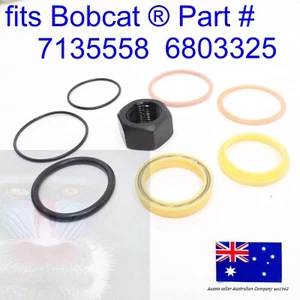 for Bobcat Hydraulic LIFT CYLINDER Ram Seal kit 7135558 6803325 753 763 773 7753 - Picture 1 of 8