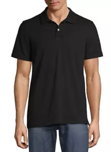 St. Johns Bay Mens Signature Performance Short Sleeve Quick Dry Polo Shirt - Picture 1 of 6