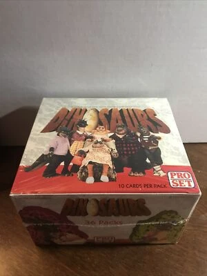 1992 Pro Set Dinosaurs Trading Cards FACTORY SEALED Box of 36 Packs Disney