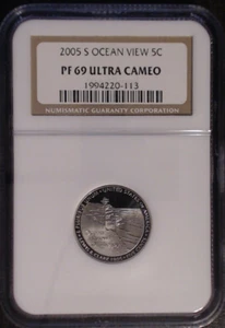 2005 S Jefferson Ocean View Nickel NGC PF69 Ultra Cameo - Picture 1 of 2