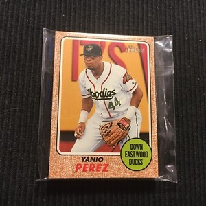 (10) 2017 TOPPS HERITAGE MINORS #174 YANIO PEREZ LOT  DOWN EAST WOOD DUCKS