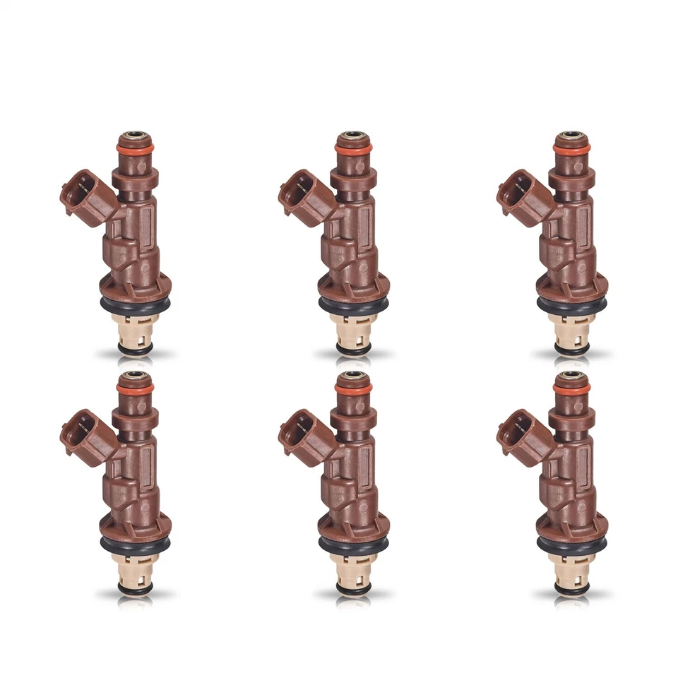Juego de 6 inyectores de combustible compatibles con Toyota 1999-2004 Tacoma 4Runner Tundra V6 Foto 1 de 1