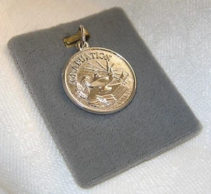 xx NOS NOC Sterling Lampe des Wissens Bücher Abschlussscheibe Charm Anhänger - Bild 1 von 8