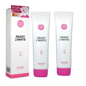Cathy Doll Ready 2 Whitening Body Lotion Brighten Smooth Skin One Day 150 ml x 2 - Picture 1 of 5