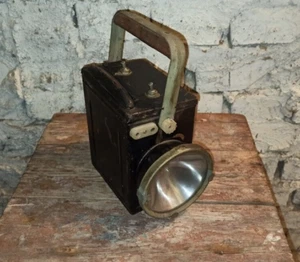 Original Vintage Soviet Russian USSR Military Railroad 3 color Signal Flashlight - Picture 1 of 16