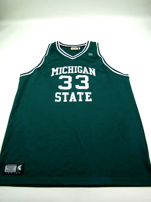 Camiseta de baloncesto Magic Johnson Michigan State para hombre 5XL cosida de madera dura Legends 33 Foto 1 de 4