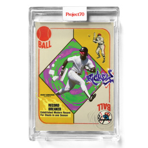 2021 Topps Project 70~1951 Rickey Henderson #824~ By Ces PR:1,084