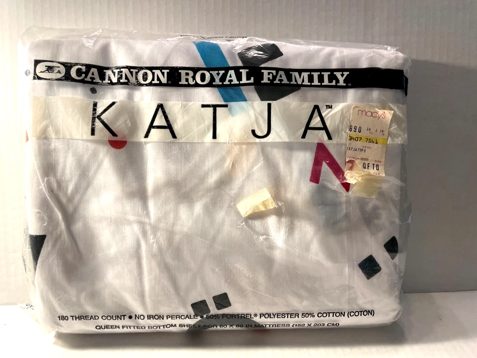 Sábana Ajustable Vintage Cannon Royal Family Katja Mod Estampado Queen Size Sin Abrir Foto 1 de 4