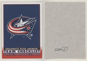 2020-21 O-Pee-Chee Team Checklist Retro Blank Back Columbus Blue Jackets #559