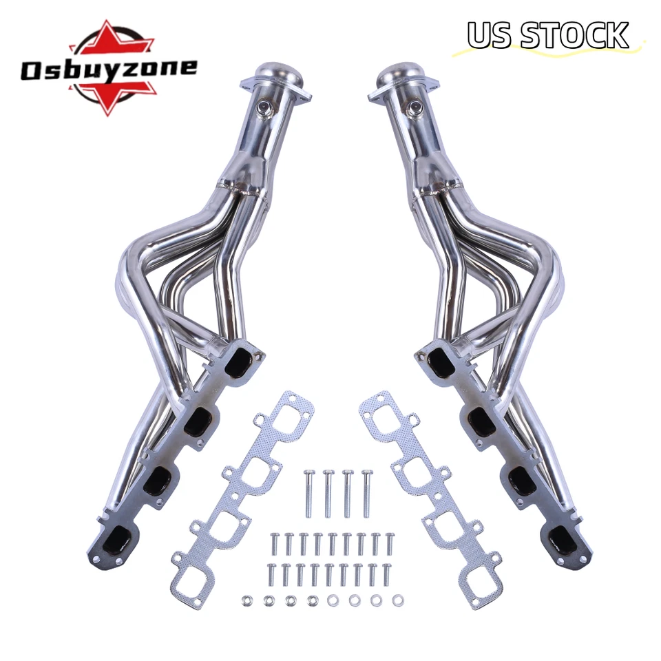 Long Tube Stainless Performance Headers for Dodge Ram 1500 2009-2018 HEMI 5.7L - Image 1 of 4