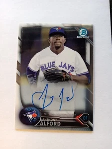 Anthony Alford 2016 Bowman Cromo #CPA-AA Auto Blue Jays spedizione gratuita!! - Foto 1 di 2