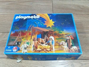 PLAYMOBIL ANTIGUA CAJA  VACIA PORTAL DE BELEN PESEBRE NACIMIENTO REF 3996 - Picture 1 of 4